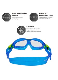 TYR Orion Swim Mak Kids Fit Swimming Goggles For Kids (Blue)  - Image 3