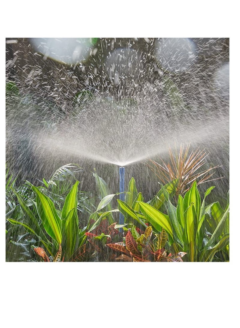 Excefore Garden Irrigation 1/2" Misting Nozzles, 20 Pcs Adjustable Garden Lawn Water Spray Misting Nozzle, 360° Misting Sprinkler Heads Mister Nozzle Micro Spray Emitter, for Garden lawn Irrigation System - Image 2