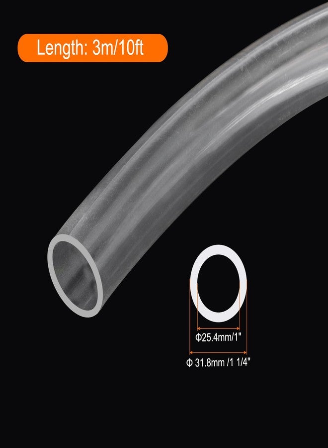 MECCANIXITY Clear PVC Tubing 1" ID 1 1/4" OD Plastic PVC Tube Flexible Water Hose 10ft for Industrial Tubing, Aquariums, 25.4mm x 31.8mm - Image 2
