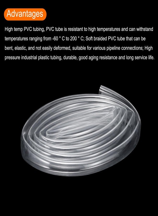 MECCANIXITY Clear PVC Tubing 1" ID 1 1/4" OD Plastic PVC Tube Flexible Water Hose 10ft for Industrial Tubing, Aquariums, 25.4mm x 31.8mm - Image 3