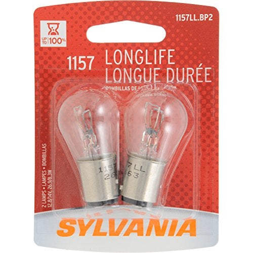 SYLVANIA 1157 Long Life Miniature Bulb, (Contains 2 Bulbs) - Image 1
