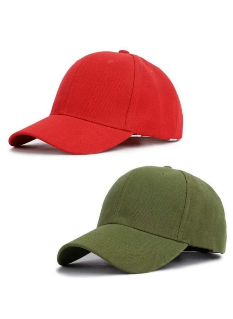 Bundle of Two baseball sport cap hat  - Image 1