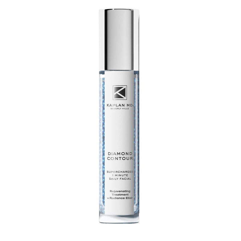 KAPLAN MD Diamond Contour Supercharged 1-Minute Daily Facial, Rejuvenating Treatment + Radiance Elixir, 3 oz.