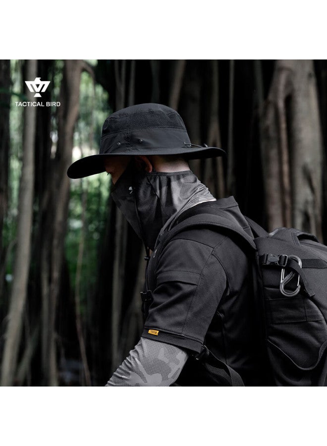 Tactical Bird Light Blade | Lightweight Wide Brim Summer Sun Hat Men Fishing Fisherman Hat Outdoor Mountaineering Hat Plus Size - Image 4
