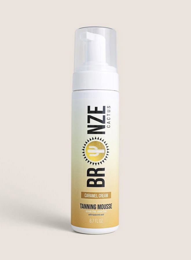 Bronze Cactus موس تان ذو كريمة الكراميل | تطبيق سهل ونتائج فورية | يجف على الفور دون أن يتركك لزجًا | خالي من العطور، خالي من الخطوط - Image 1