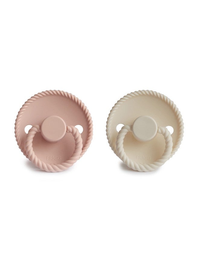 فريج لهاية فريج روب المصنوعة من السيليكون الناعم والحريري | صُنعت في الدنمارك | خالية من مادة BPA (لون وردي/كريمي، من 0 إلى 6 أشهر) - Image 1