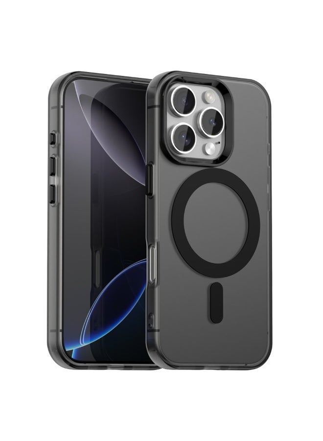 تي ام جراب ألترا شيلد لـ  Iphone 15 Pro Max مضاد للصدمات | جراب حماية نحيف ومقاوم للبصمات مع حماية الكاميرا - أسود - Image 1