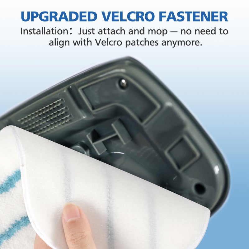 LINNIW 6 Pack Replacement Steam Mop Pads Compatible for PurSteam ThermaPro 10-in-1 - Image 5