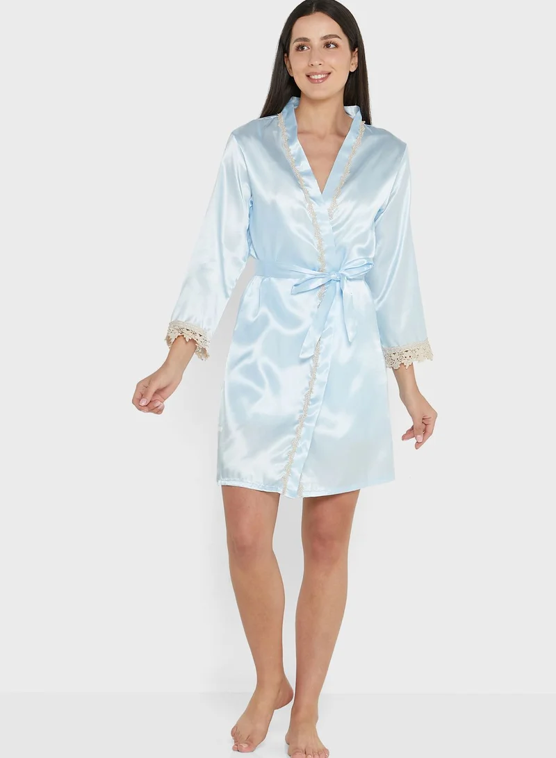 ELLA 5 Piece Solid Pyjama Set