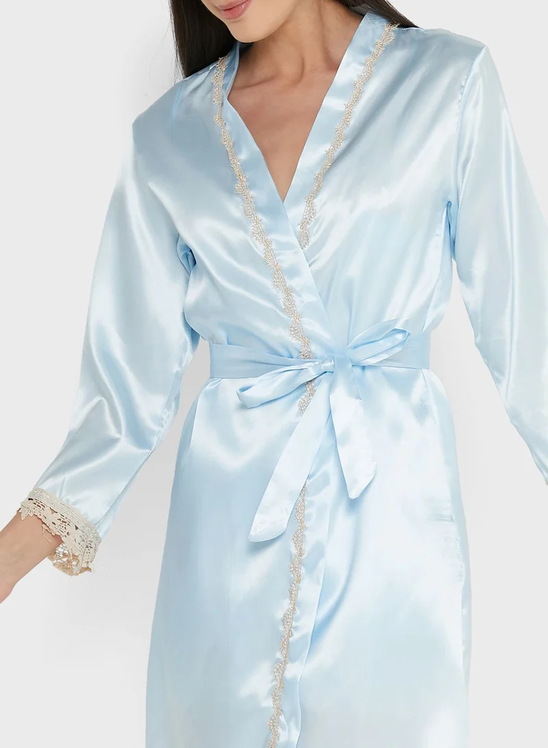 ELLA 5 Piece Solid Pyjama Set