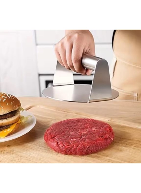 Nar Kalıp Round Stainless Steel Hamburger Meat Press Apparatus 14CM  - Image 2