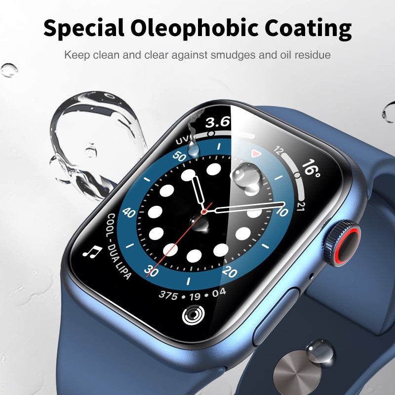 LK Screen Protector for Apple Watch SE/6/5/4 40mm & 9/8/7 41mm, 4 Pack - Image 4
