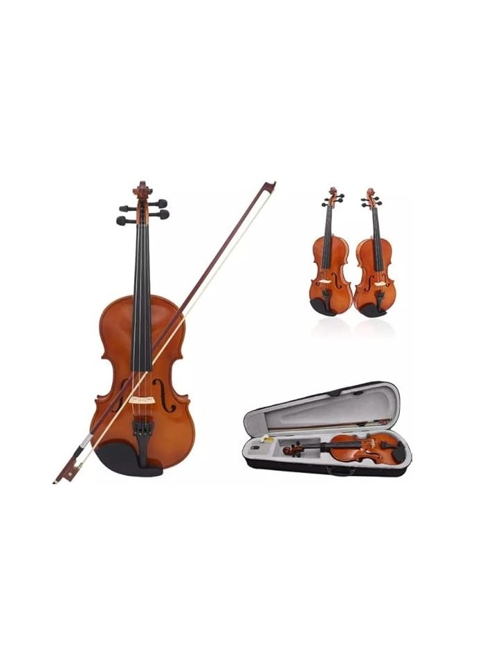 Megarya Student Violin for Beginners Kids & Adults Full Size Fiddle With Bow Rosin Carrying Case Solid Wood Instrument Violin 1/8  - Image 1
