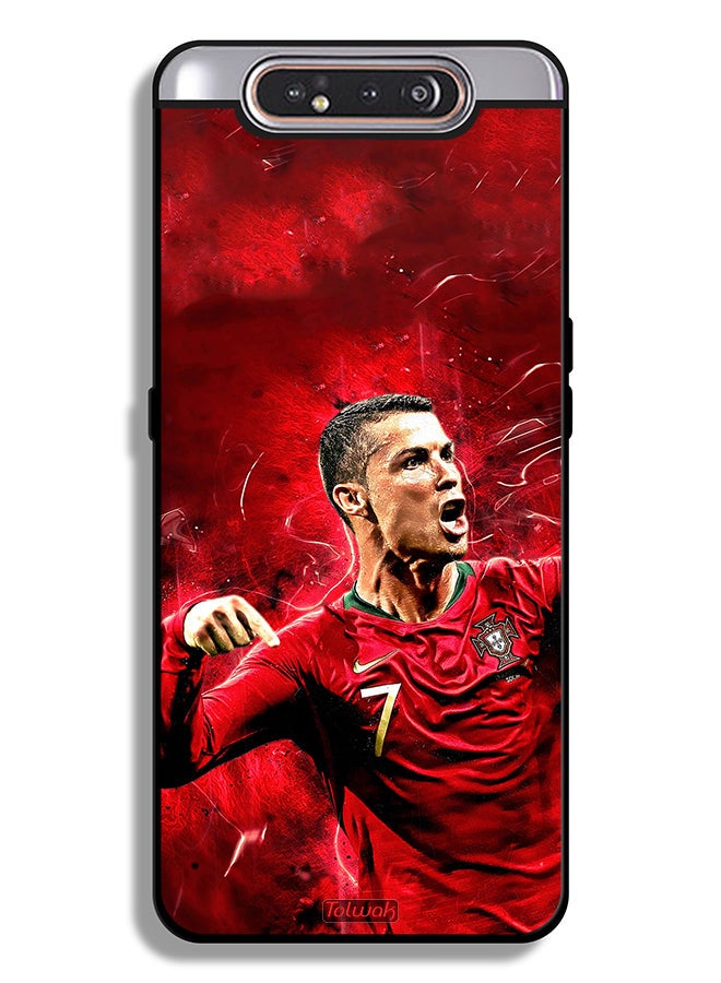 Tolwak Samsung Galaxy A80 Protective Case Cover Cristiano Ronaldo - Image 1