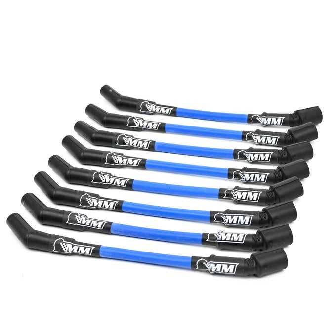 Ls Truck Spark Plug Wire Set 10Mm Performance Wires For Trucksuv 48L 53L 60L 62L Silverado Sierra Tahoe Yukon Escalade Blue