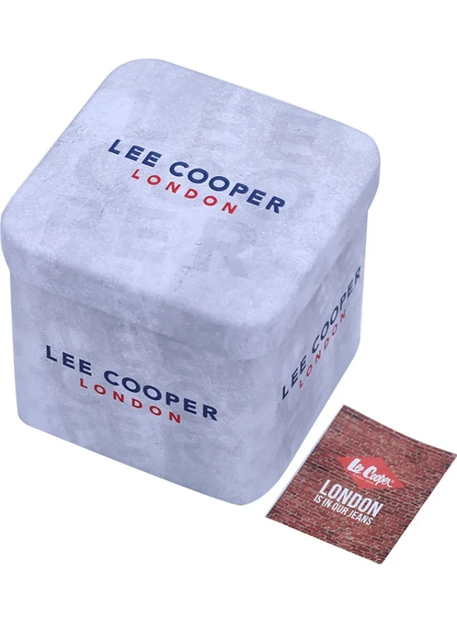 Lee Cooper Lee Cooper Men's Watch, Multi Function Display and Leather Strap - LC07943.064, Brown