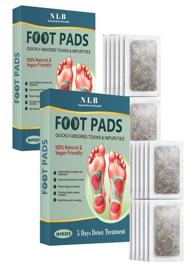 NEXORA Foot patch Herbal And Gentle Ingredient Foot Pads, Natural Ingredients for Sleep A id, Pain Relief, Toxin Removal with Bamboo Vinegar and Acupoint Micro-Massage Technology (Pack of 20 pad) - Image 1