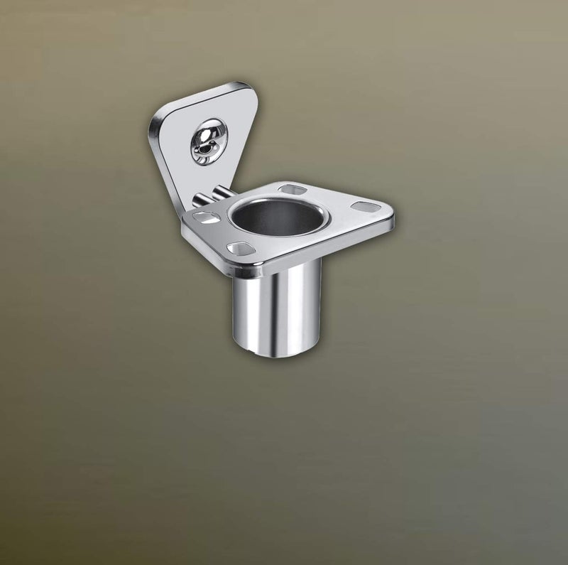 HANDY Stainless Steel Bathroom Accessories Set (Towel Rod 24" | Towel Ring | Soap Dish | Toothbrush Holder | Rob Hook) Bathroom Set - Image 5