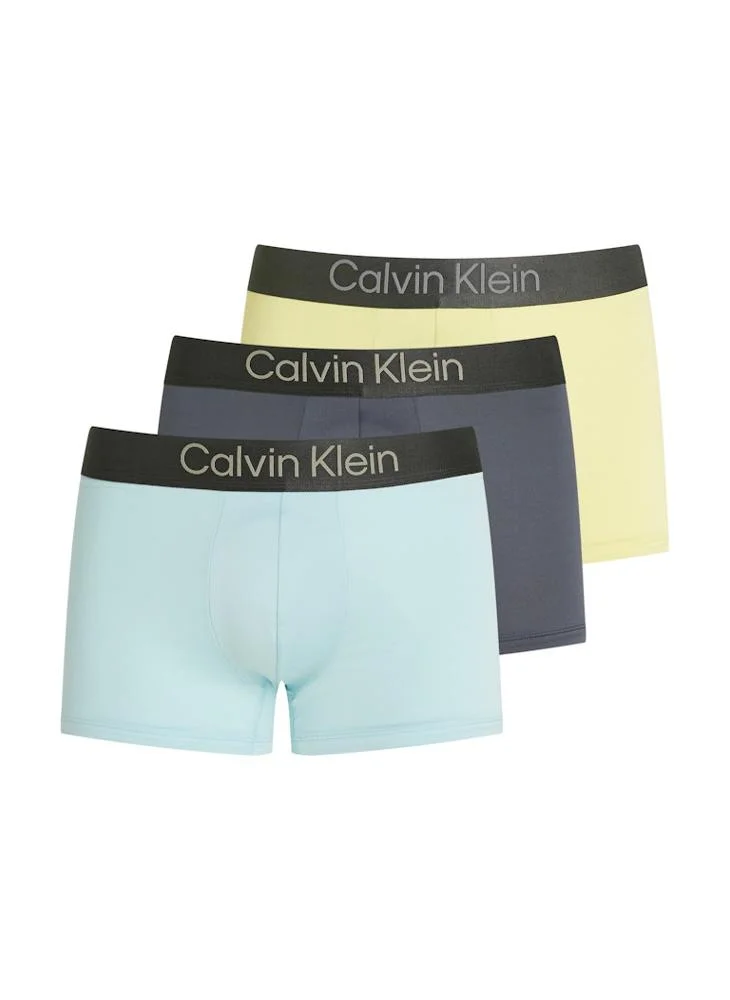 كالفن كلاين Brushed Micro Stripe Trunk - 3 Pack