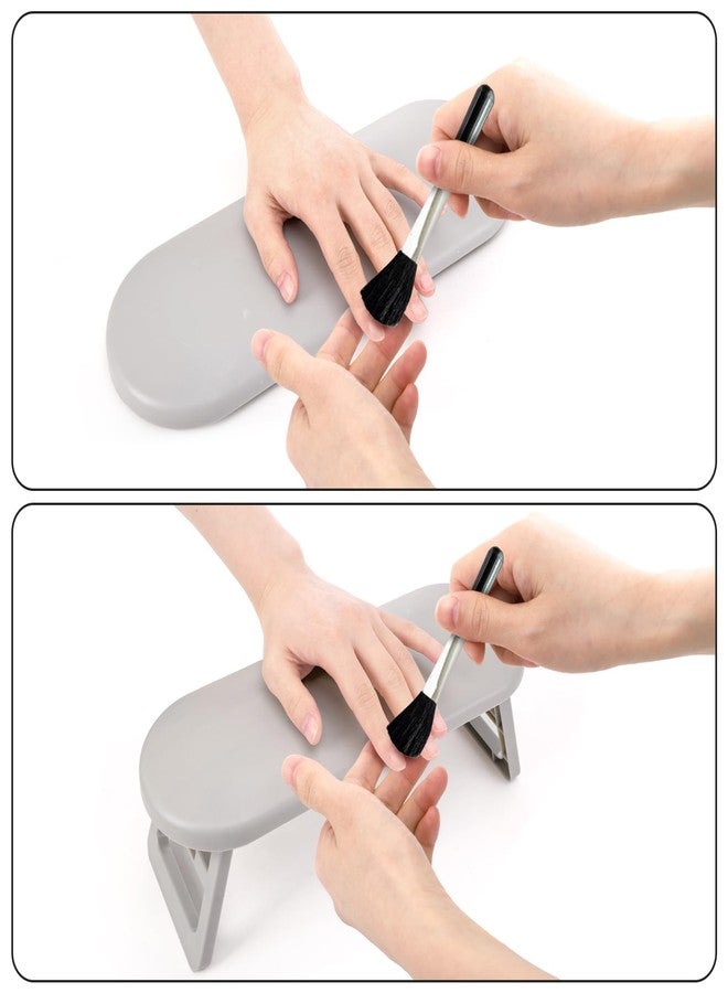 Hedume 3 Pack Nail Arm Rest, Foldable Nail Hand Rest, Plastic Nail Hand Pillow Nail Art Accessories Tool for Nail Tech, Manicure, Pedicure, Salon, Home Use - Image 5
