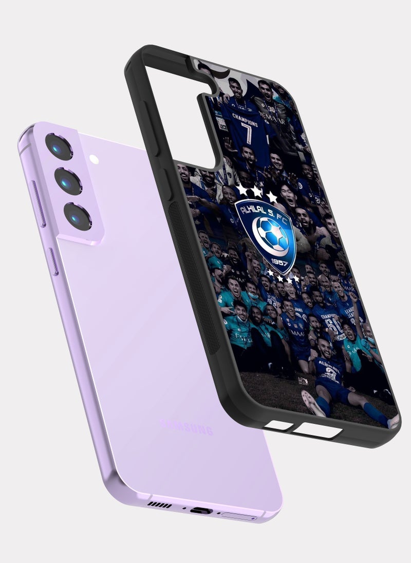 بكسلات كفر سامسونج جالكسي اس 22 نادي الهلال  ازرق - Image 2