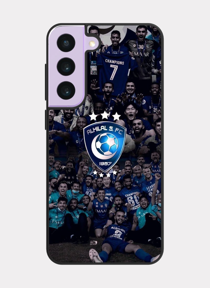 بكسلات كفر سامسونج جالكسي اس 22 نادي الهلال  ازرق - Image 1