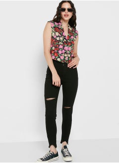 Distressed Detail Jeggings