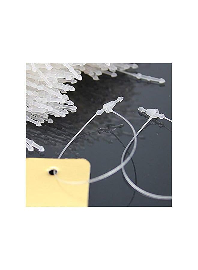 Plastic Fastener Hang Tag Snap Lock 5 Inches Pin Security Loop Best for Retail Store Clothing Price Tag Accessory (2000)