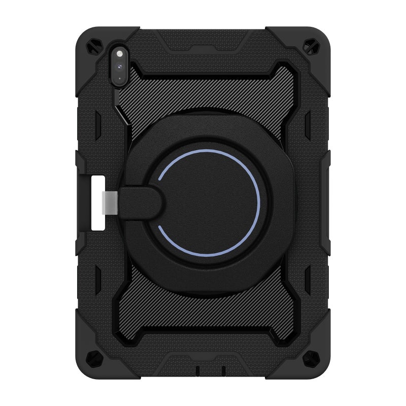 erorex For Huawei Matepad Pro 10.8 Armor Contrast Color Silicone + Pc Tablet Case(Black) - Image 2