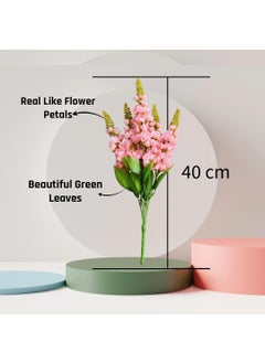 SHRIHAUS SHRIHAUS Gladiolus Artificial Flowers for Wedding Party Decorations Home Dcor Gift Wrapping Greeting Cards Artificial Flower for Decoration Artificial Flower for VasePots Pink 1  - Image 2