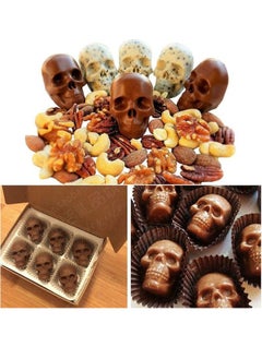 Generic Skull Shaped Silicone Ice Mold For Forming Ice Cream  - Image 2