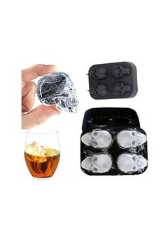 Generic Skull Shaped Silicone Ice Mold For Forming Ice Cream  - Image 4