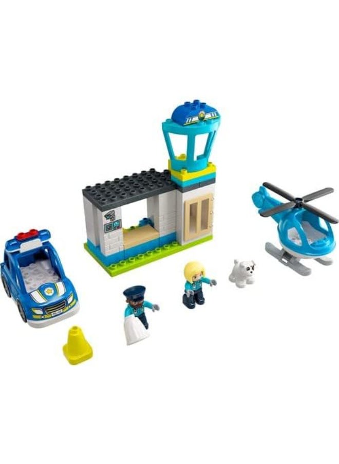 LEGO Rescue Police Station & Helicopter 10959 Building Toy Playset  - Image 3