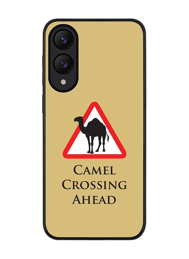 Stylizedd For Samsung Galaxy S25 Edge Case,Slim fit Camera Protection, Shockproof Thin Phone cover  - Camel Crossing