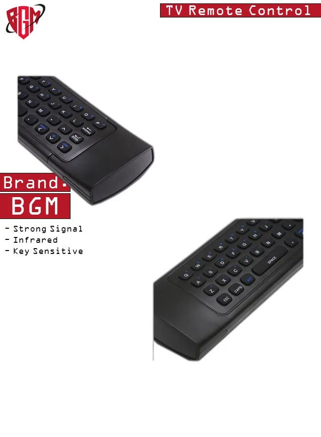 BGM New Replacement Remote Control, Remote Control Fit, Universal Remote Control Compatible with MX3-M Air Mouse Wireless 2.4G Remote Control Keyboard with Microphone for Android TV Box/Mini PC  - Image 5