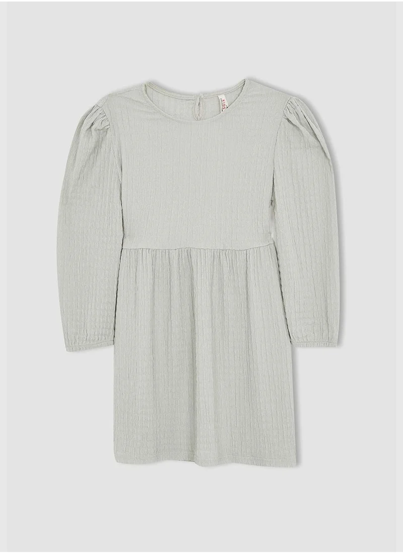 DeFacto Long Balloon Sleeves Mini Dress