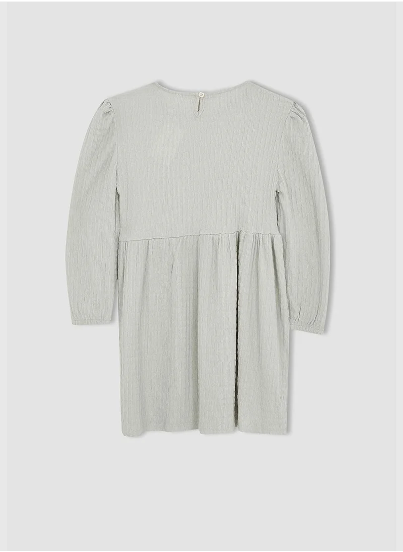 DeFacto Long Balloon Sleeves Mini Dress