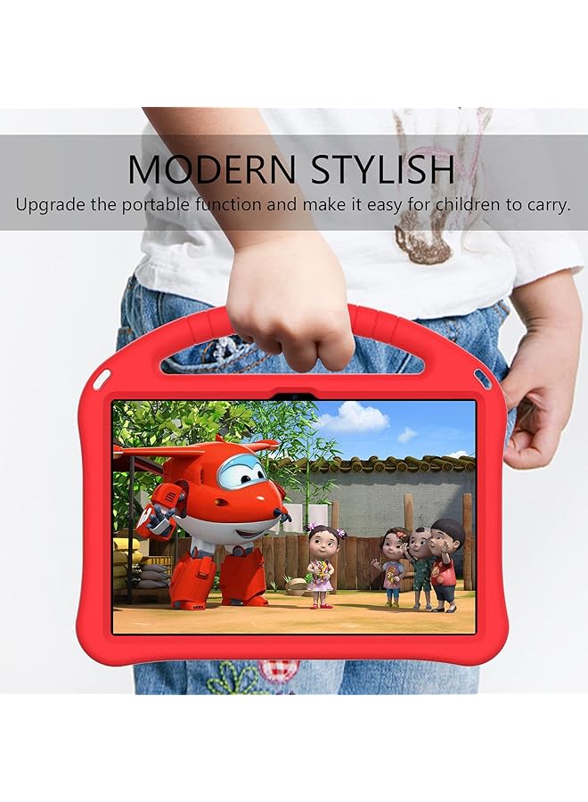erorex Compatible With Honor Pad X8 10.1 Inch X8 Lite 9.7 Inch 2022 Case Kids Shockproof Handle Stand Tablet Cover Case For Honor Pad X8 X8 Lite Red  - Image 4