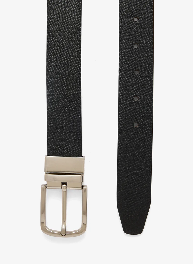 Robert Wood  Genuine Leather Reversible & Resizable Formal Belt for Men | Best Price UAE