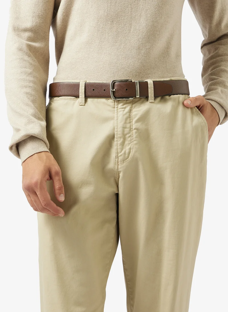 Robert Wood  Genuine Leather Reversible & Resizable Formal Belt for Men | Best Price UAE