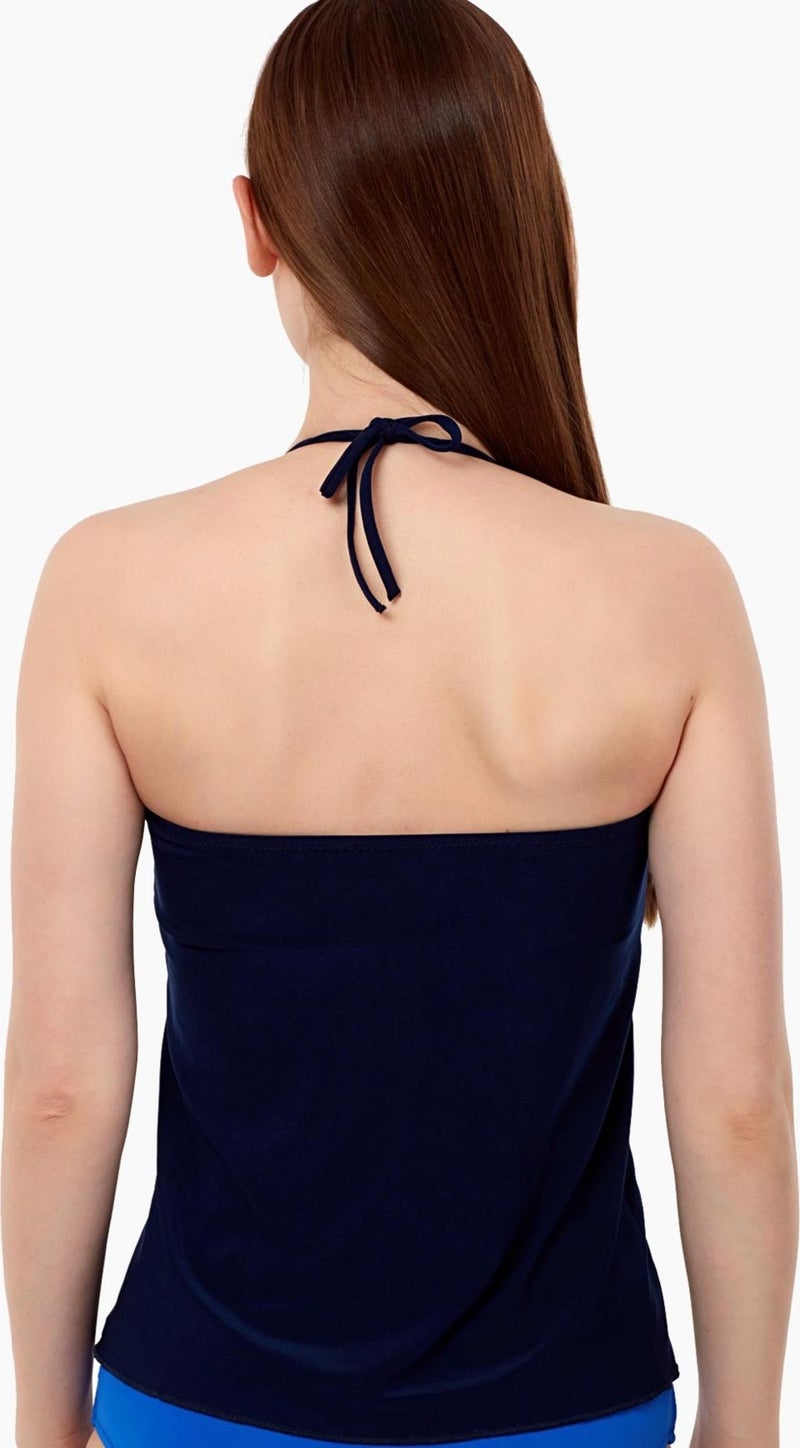 Ayyıldız 63550 Navy Blue Strapless Tankini Top  - Image 3