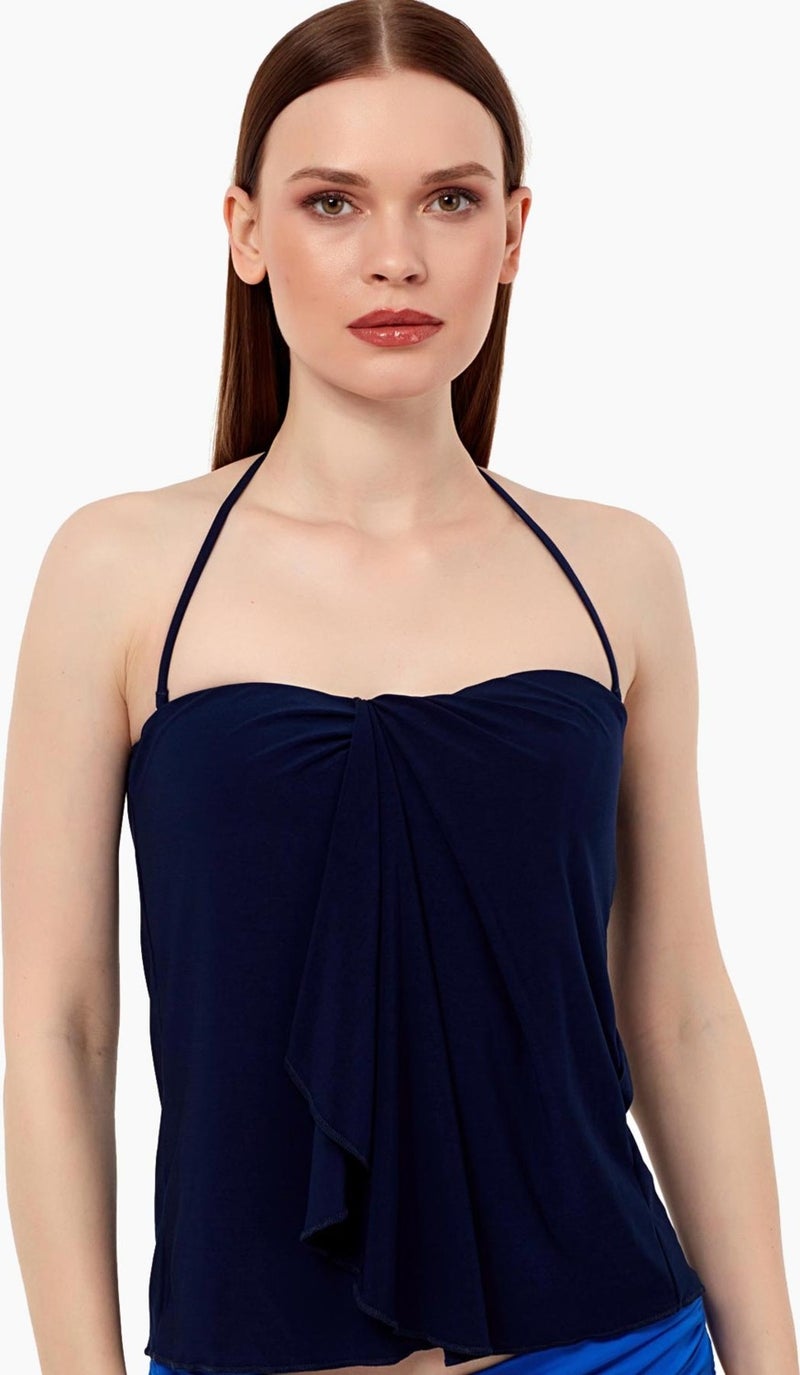 Ayyıldız 63550 Navy Blue Strapless Tankini Top  - Image 2