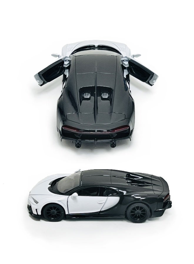 Kinsmart 1:38 Scale Door Openable Pull Back Action Bugatti Chiron Super Sport Diecast Metal Alloy Toy Car - Image 4
