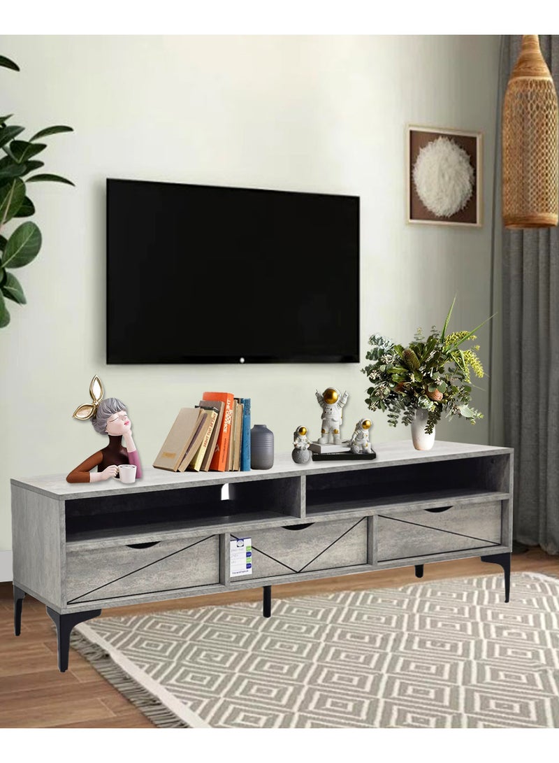 طاولة تلفاز مع رف 160*40*45 سم - Image 1