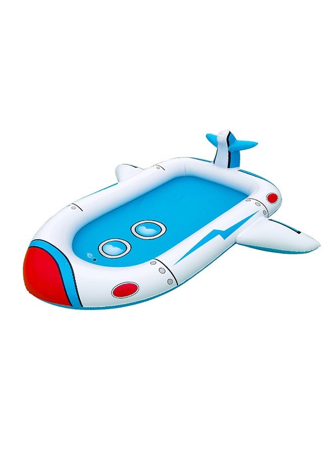 Koogis Rocket Ship Inflatable Kiddie Pool with Sprinkler – Blow Up Swimming Pool for Kids, Outdoor Backyard Water Play Toy for Toddlers, Boys & Girls Summer Splash Fun - Image 3