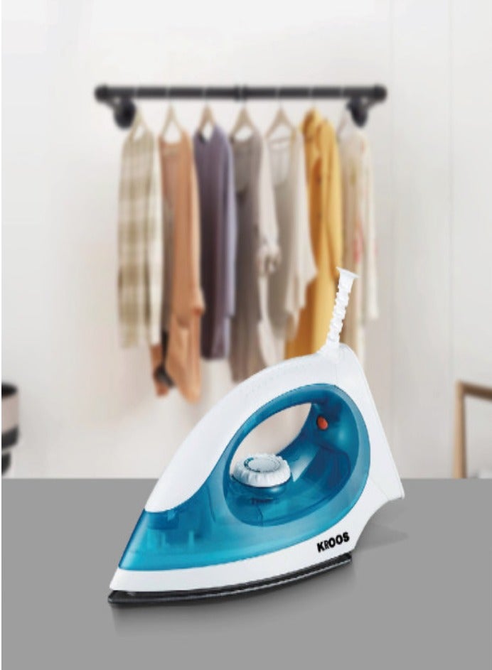 كروس مكواة كهربائية جافة  قوية لتجربة كي مثالية ونتائج مبهرة بقدرة 900-1100 واط موديل KR-5871 - Image 2