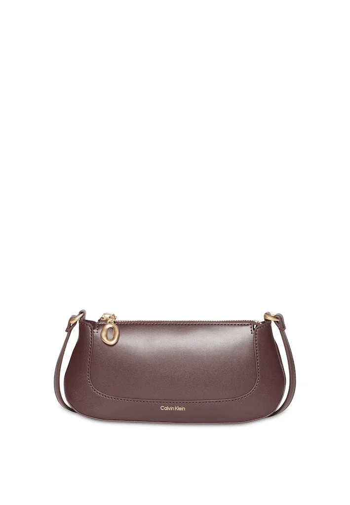 CALVIN KLEIN Logo Hardware Zip Crossbody