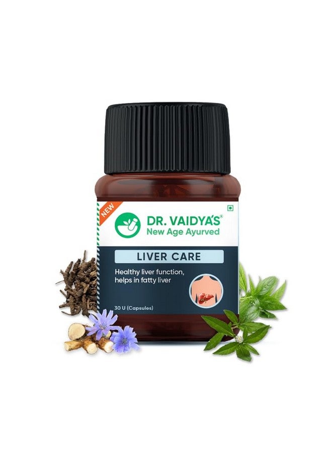 DR. VAIDYA'S Dr. Vaidya’s Liver Care Tablets | Helps With Liver Detox | Natural Ingredients - Bhringraj, Wheatgrass Juice & Ginseng | FDA Approved | 60 Tablets  - Image 2