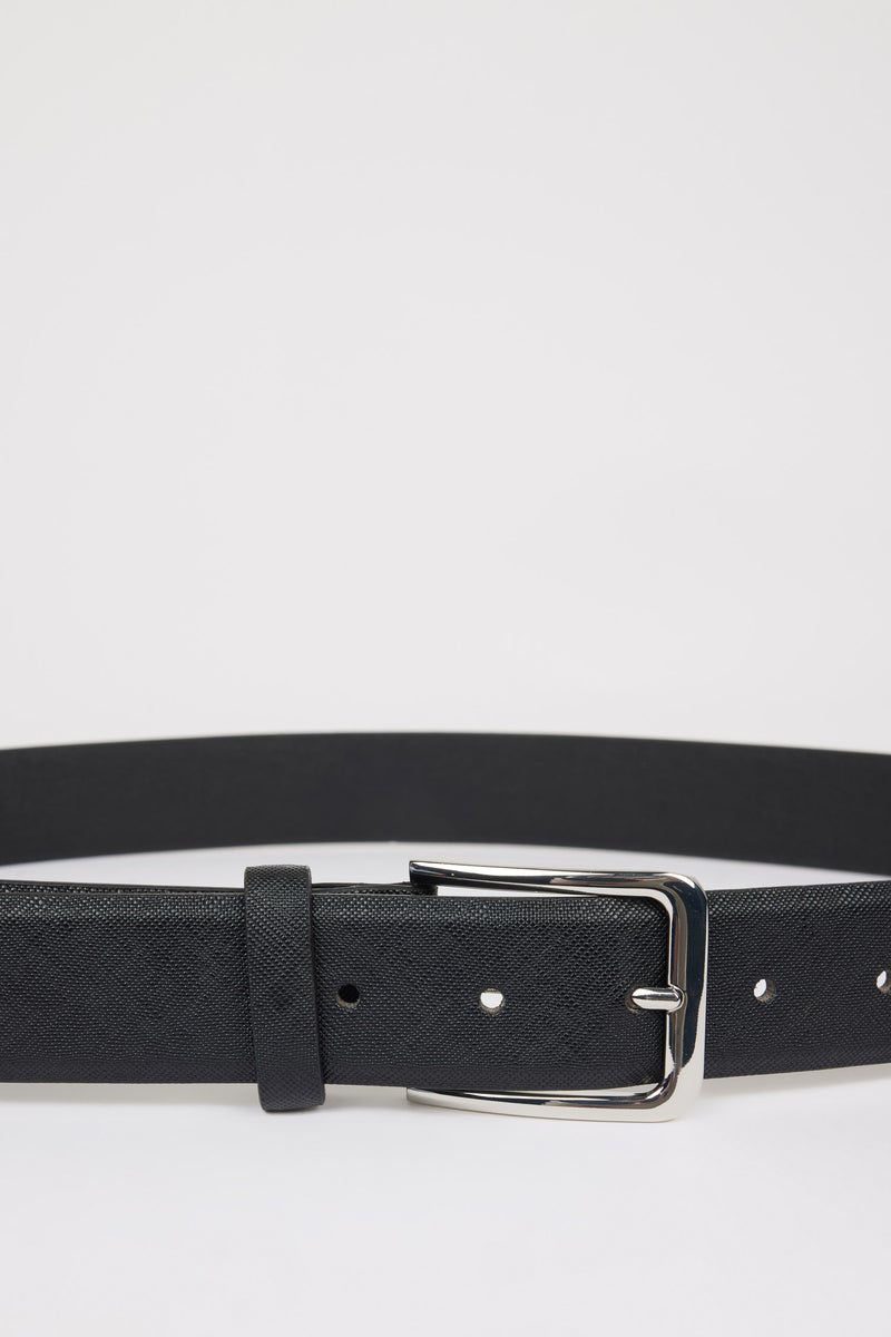 DeFacto Black Man Man Faux Leather Casual - Image 3