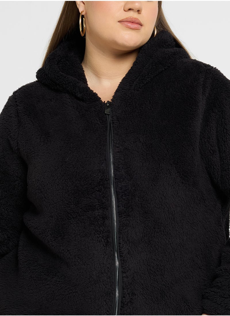 Only Carmakoma - Hooded Jacket - Image 1
